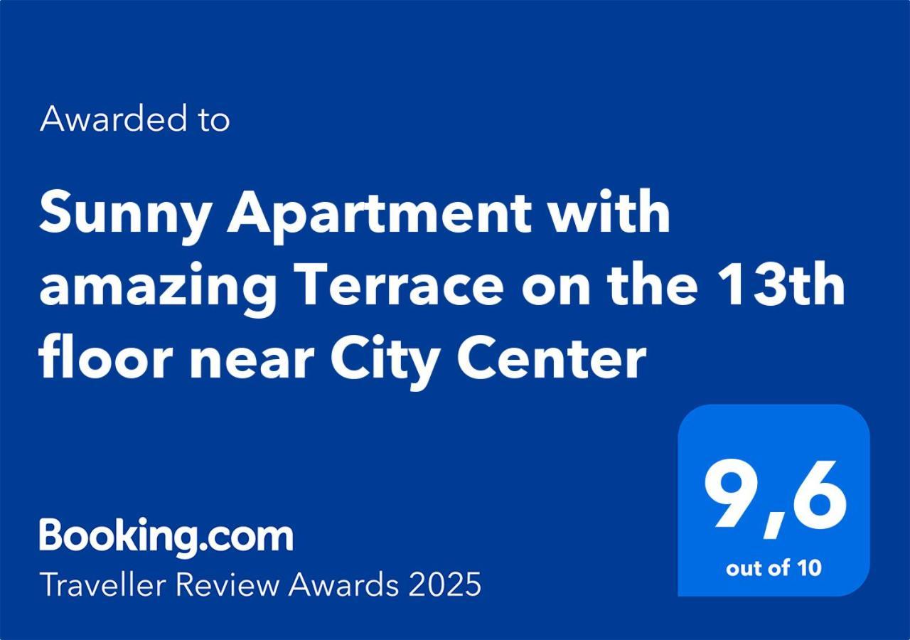 Sunny Apartment With Amazing Terrace On The 13Th Floor Near City Center Bratislava Esterno foto